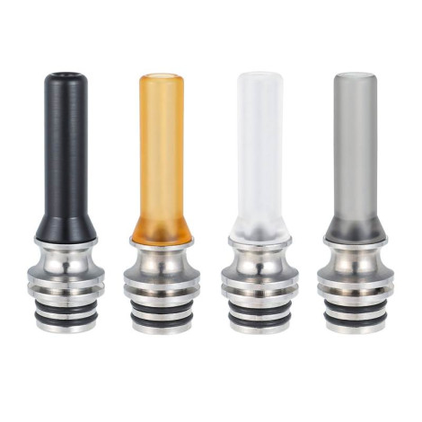 510 Long MTL Drip Tip For Vape RTA POM PEI PC SS