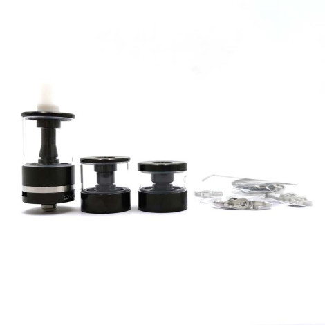 Dvarw MTL FL Facelift Style Black Silver RTA Vape Atomizer 22mm RTA 3.5ML 5ML