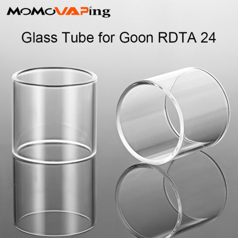 3PCS Replacement Glass Tank for Goon RDTA 24 Tank 24mm Atomizer clear glass tube