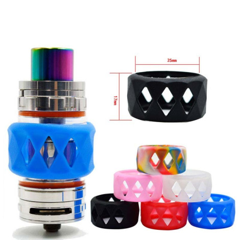1PC Bubble Glass Tube Protective Cover Wrap Sleeve Skin For Zeus X TFV12 Prince Dead Rabbit RTA