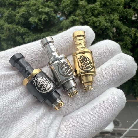 Monarchy Mobb Mini King Style Keychain RBA Bridge Tank With Air Pins For Billet BB Boro Tank Vandy Vape Pulse AIO Mod