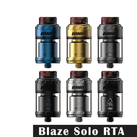 Authentic ThunderHead Creations & Mike Vapes THC Blaze Solo RTA Vape Atomizer