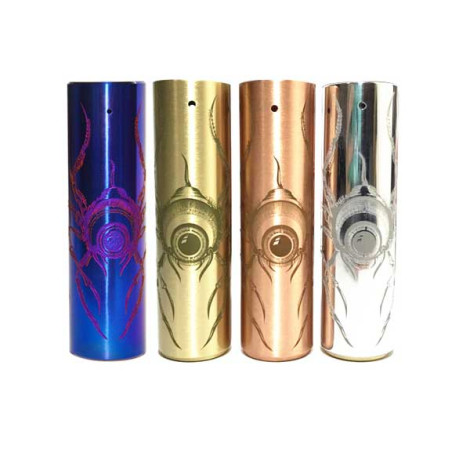 2019 NEW ROGUE Spider's Eyes Style Mod 24mm Diameter 18650 Battery Copper Brass Metal Material FIT 510 Thread Atomizer E-cigarettes Vaporizer