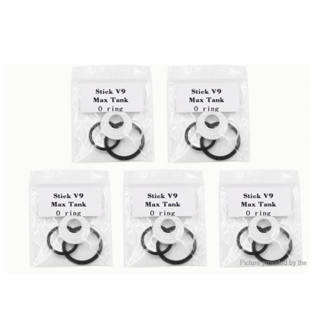 5Pack Smok Stick V9 MAX RTA Vape Tank Replacement Silicon O-Ring Seal Ring