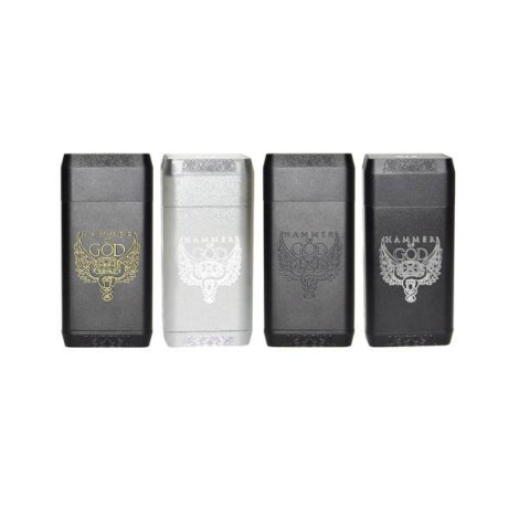 Hammer of God V4 style 4 x 21700 Mechanical Box Mod Huge Power Electronic Cigarette Vape Mod for RDA RTA 510 Atomizers Tank