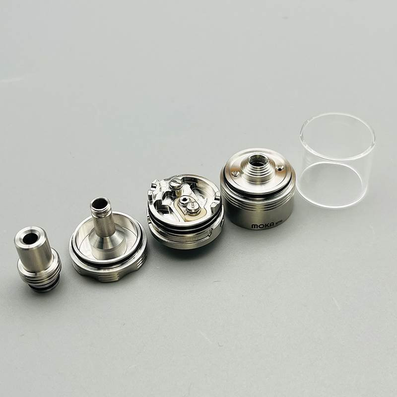 OUTLET SALE- 訳あり品など大放出 Moka MTL Style RTA Vape Atomizer Rebuildable Tank 316SS 22mm ブースター・導入液