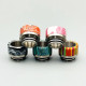 810 Resin Mouthpiece Stainless Steel 810 Wide Bore Drip Tips for Geekvape , Smok, Vaporesso, QP Design RTA Tank
