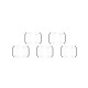 5 PCS Replacement Straight Bulb Glass Tube for Vandy Vape BERSERKER MTL RTA 6ml