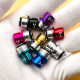 Bone Man Style BB Drip Tip Aluminum Material Mouthpiece For SXK Billet BB Boro Tank KBR,Frend Mod,Pulse AIO Vape Accessory