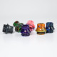 810 Universal Colorful Resin Vape Drip Tips for Better Vaping -- Random Color