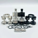 Diplomat Style MTL RTA Atomizer 23mm 4.5ml 5.1ml Single Coil RTA 3.2ml Single coil MTL Vape Atomizer
