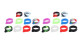 Iwodevape Vape Bands Hanging Ring for 20mm Inner Diameter Devices 20-PACK Random Color Delivery