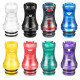 Replacement Drip Connector 510 Long Snakeskin Resin Vape Drip Tip Honeycomb Standard For RTA RDA RDTA