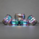 VandyVape Kylin M Pro Tank RTA Atomizer Replacement Rainbow Multicolor Fat Vape Glass Tank Tube
