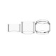 eXvape Expromizer V4 Straight Fat Replacement Vape Glass Tube 