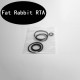 3Pack Fat Rabbit RTA Tank Replacement Silicone Seal Ring O-Ring Sealing Set