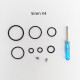 3Pack Digiflavor Siren Siren V4 Vape Tank Replacement Silicon O-Ring Seal Ring