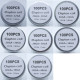 100PCS Clapton Coil SS316L Wire Prebuilt Coils for DIY Vape RBA RDA RTA Tank Kits