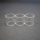 Wotofo Profile RDTA 6.2ml RTA Atomizer Replacement Clear Straight Vape Glass Tank Tube