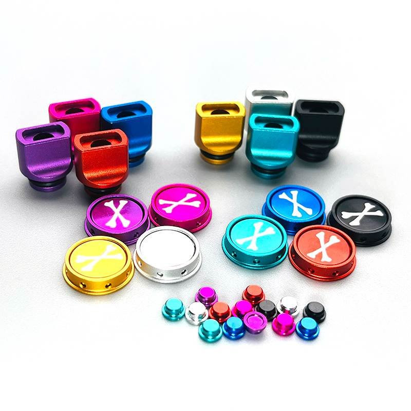 Dotaio v2 whistle Style 510 drip tips with Power switch button for