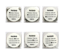 Ni80 100Pcs DIY Prebuilt Heating Coils for Rta RDA Rdta Subohm Tank