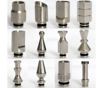 510 Silver Color Mouthpiece metal Stainless steel Drip Tips Tip For Vape Tank RTA RDTA
