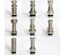 510 Drip Tips Silver Color Mouthpiece metal Stainless steel Tip For Vape Tank RTA RDTA
