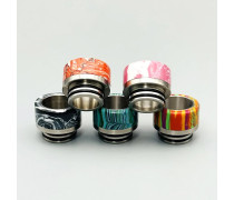 810 Resin Mouthpiece Stainless Steel 810 Wide Bore Drip Tips for Geekvape , Smok, Vaporesso, QP Design RTA Tank