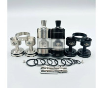 Diplomat Style MTL RTA Atomizer 23mm 4.5ml 5.1ml Single Coil RTA 3.2ml Single coil MTL Vape Atomizer