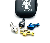 Panda V3 Style RBA Bridge 316SS With 4.0mm/3.5mm/3.0mm/2.5mm/1.2mm Airflow Insert PRC ProRo Tank for SXK BOX Boro Tank