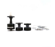 Dvarw MTL FL Facelift Style Black Silver RTA Vape Atomizer 22mm RTA 3.5ML 5ML