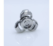 304 stainless steel material tactile attack speed three leaf gyroscope EDC, decompression toy