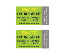 BMTD DIY Rebuild Kit for OXVA Xlim V2 0.6ohm 0.8ohm Mesh Resistance Wire