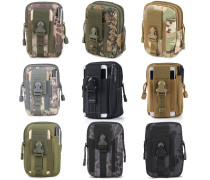 Embty Tactical Small Hanging Bag Outdoor Leisure Mini Multifunctional Running Sports Cell Phone Bag Random Color