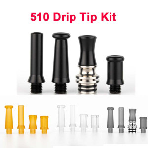 510 Long Drip Tip Kit T1