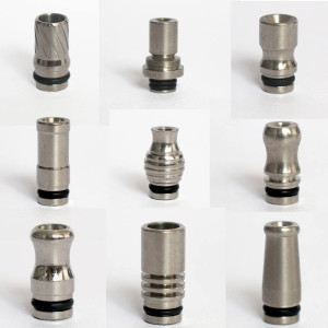510 Silver Color Stainless steel metal Drip Tips Tip Mouthpiece For Vape Tank RTA RDTA