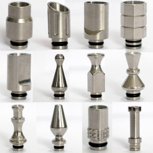 510 Silver Color Mouthpiece metal Stainless steel Drip Tips Tip For Vape Tank RTA RDTA