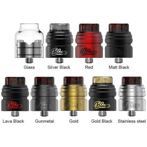 Authentic ThunderHead Creations X Mike Vapes Blaze Solo Vape RDA Tank 24mm 810 Drip Tip 2ML Atomizer Single Coil Deck 