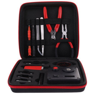 V3 Jig Meter DIY Kit All-in-One Electronic Cigarette Of Vape Ceramic Tweezers Heat Wire Pliers Tool Bag 521 Mini Tab Scissors