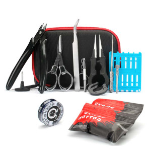 X9 Master V3 Tool Kit DIY Tools Kit Vape Bag Tweezers Pliers Wire Coil Jig Winding for RDA RTA RDTA Atomizer