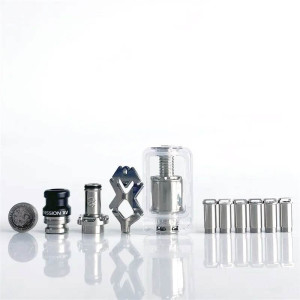 MISSION KB2 Style RBA Tank Full Kits Rebuildable Bridge for BB Billet Box Boro DotAIO V1 V2 Mod with 7pcs Air Pins