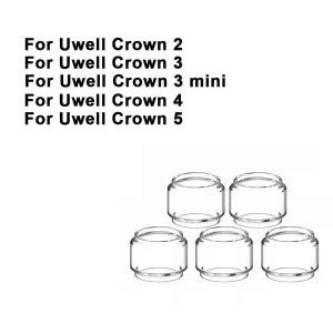 Replacement Pyrex Fat Bubble Glass Tube Tank For Uwell Crown 5 Crown 4 Crown 3 Mini 2