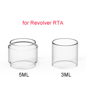 3PCS 3ml Replacement Bulb Bubble Glass Tank Pyrex Tube for Vandy Vape Revolver RTA 25MM RTA