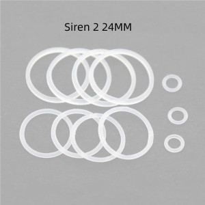 5Pack Digiflavor Siren 2 24MM 4.5ml Vape Tank Replacement Silicon O-Ring Seal Ring