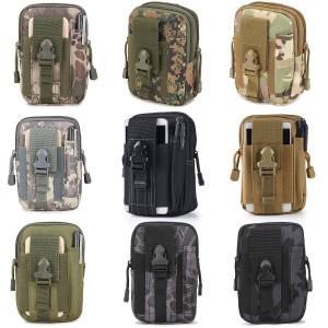 Embty Tactical Small Hanging Bag Outdoor Leisure Mini Multifunctional Running Sports Cell Phone Bag Random Color