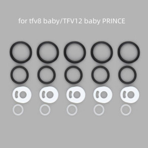 5Pack Smok Tfv8 baby TFV12 baby RTA Vape Tank Replacement Silicon O-Ring Seal Ring