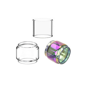 Smok TFV16, TFV16 Lite Tank Rainbow Clear Replacement Vape Straight Bubble Glass Tank Tube