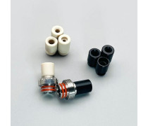 510 Drip Tip PEEK Material Heat Resistance for Atomizer RTA Tank With 4 Replacement Mouthpiece Vape Accessories 