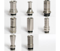 510 Mouthpiece Silver Color metal Stainless steel Drip Tips Tip For Vape Tank RTA RDTA