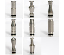 510 metal Drip Tips Silver Color Mouthpiece Stainless steel Tip For Vape Tank RTA RDTA